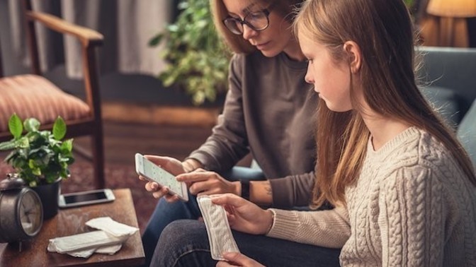What advice would you give to teen girls about to have their first period?