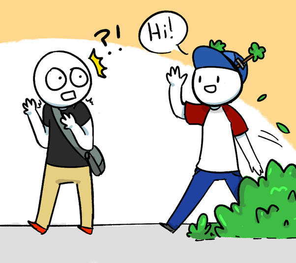 Do random stranger meetings really happen like in fictional media?