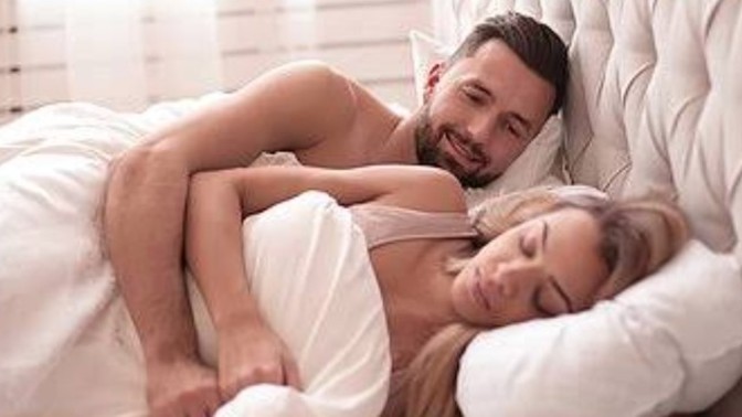 Why do guys watch their woman sleep?