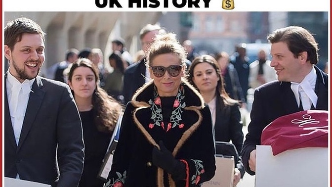 Woman divorces man and gets 186 billion dollars. Was recently seen out with a hot younger guy, are you happy for her?
