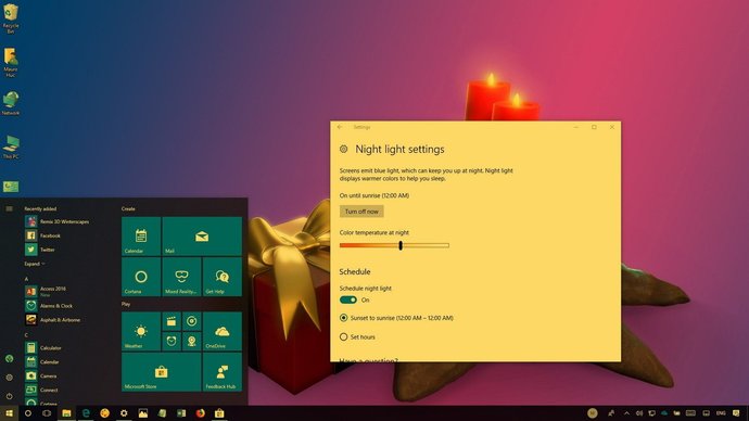 Did anyone start using the night light on your computer and do you think it helps with eye strain?