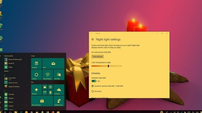 Did anyone start using the night light on your computer and do you think it helps with eye strain?