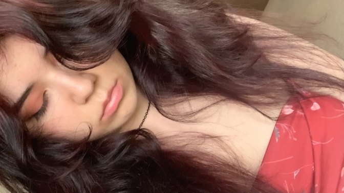 Should dye my hair black or go more red?