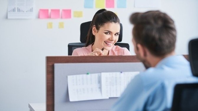 How common it is to flirt with coworkers to get them to do your work? Both, men and women?