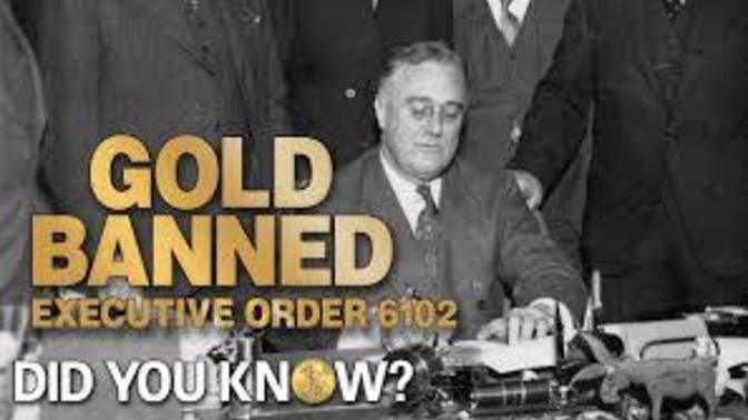 Will the Gov't make Gold and Silver illegal to own by private citizens?