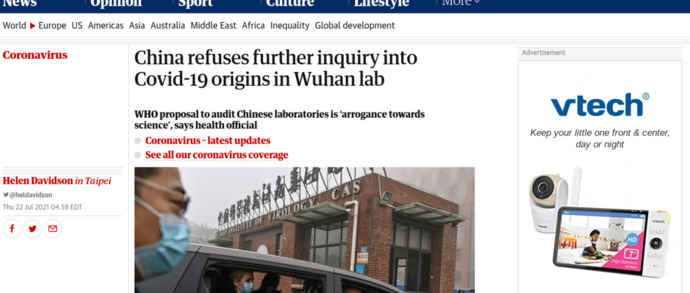Why do you think China Rejected the WHO Proposal for Second Phase of Covid-19 Origins Probe?