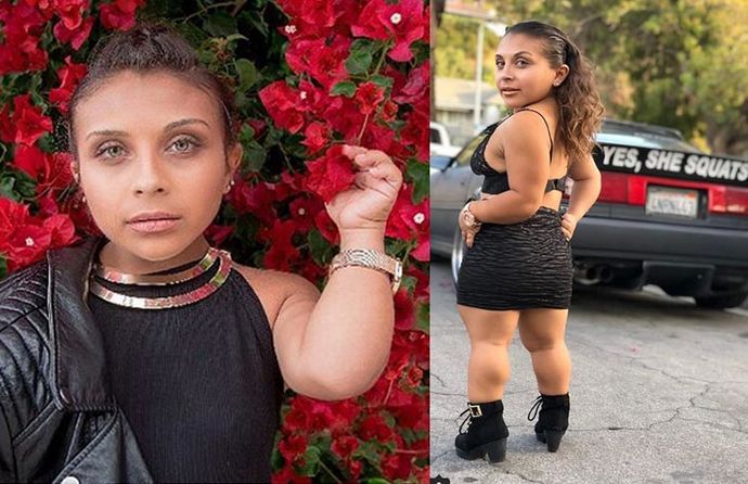 really small woman