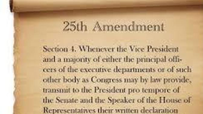 Is it time for Congress to invoke the 25th amendment on President Joe Biden and remove him from the Oval office?