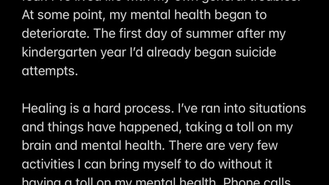 Mentality and Self-Care?