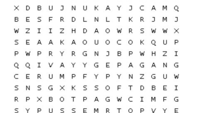 Can you solve this GaG Word Search puzzle?