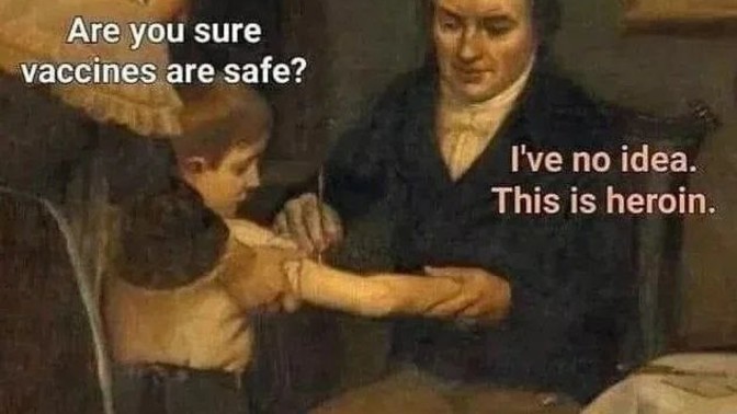 Would you rather inject Covid vaccine or Heroine?