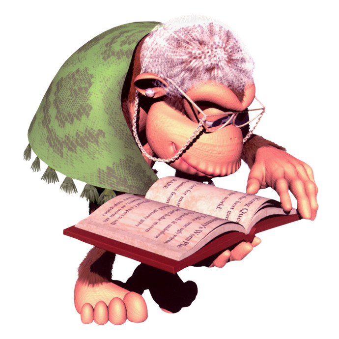 Wrinkly Kong- Donkey Kongs grandma