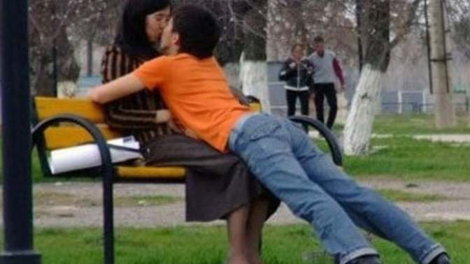 Is it bad to make out in public?
