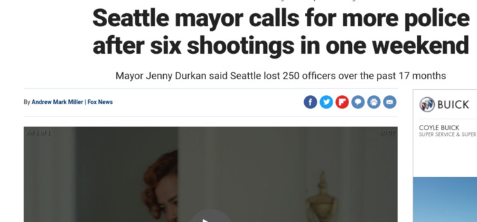 Conservative Americans: Did defunding the police come back to bite Jenny in the ass?