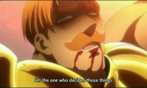 Lion sin of Pride. Lord Escanor