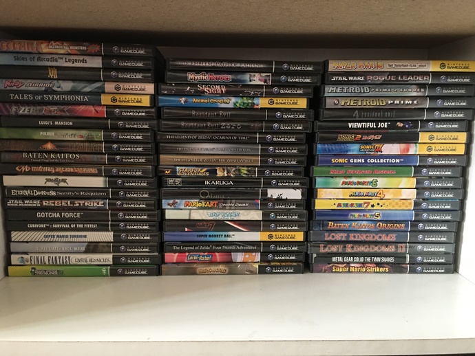 My Gamecube game collection
