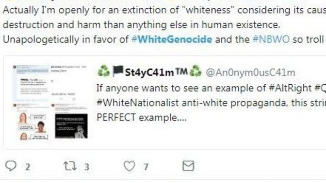 Are white women and black guys trying to demoralize white men these days?