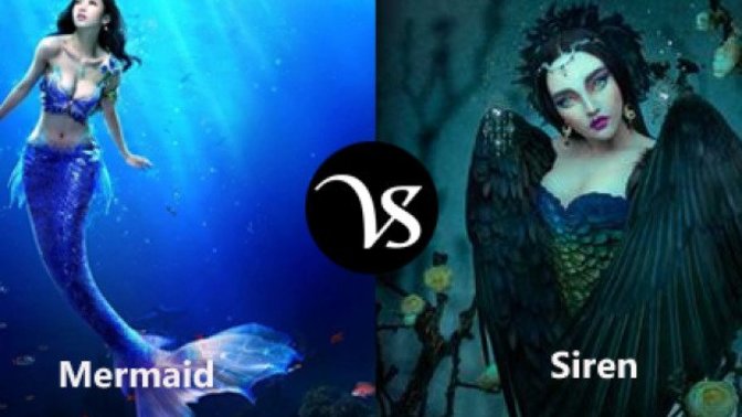 Do you think sirens and mermaids are the same thing or different?