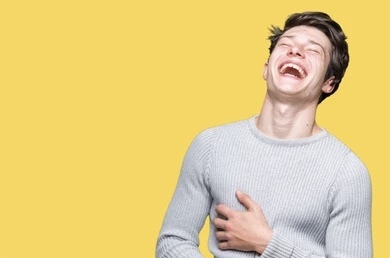 Do guys pee on themselves while laughing, the way most girls do