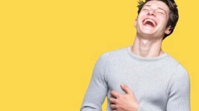 Do guys pee on themselves while laughing, the way most girls do?