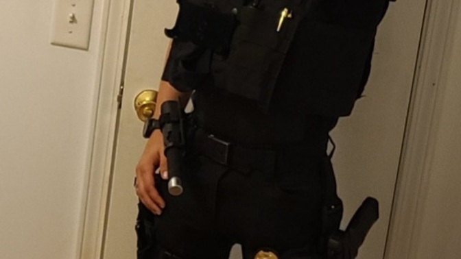 I started a new relationship... she clearly loves me. Should I be safer with my life and become an instructor or keep working to be a police?