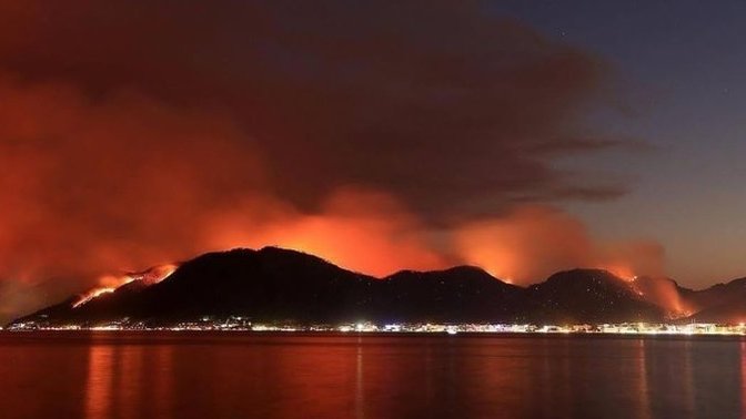 Turkey is on fire. Prey for Turkey can you?