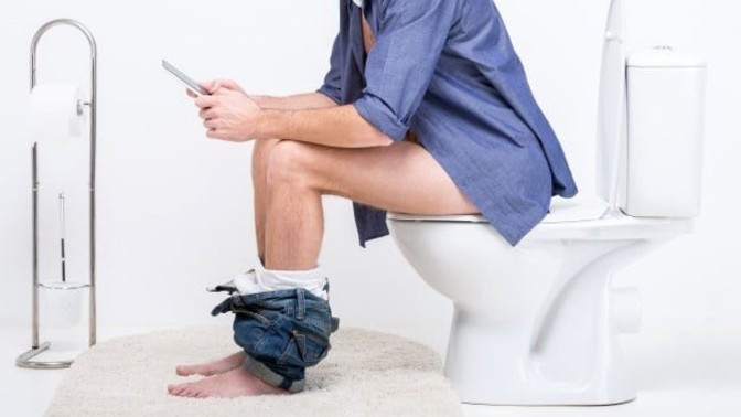 When you go pee or sit to poo do you pull your pants down to your knees or all the way to your ankles?