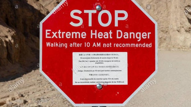 What nincompoop goes out hiking in Death Valley when temps are up to 118 degrees?