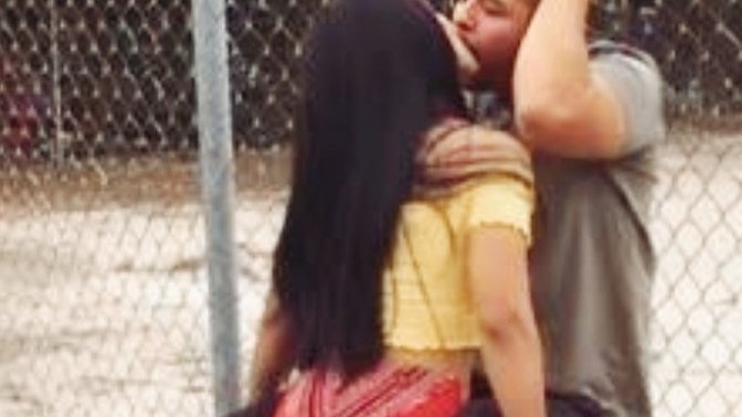 Nowadays girls like to lift carry their heavier boyfriends during romance. Is it revolution?