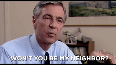 This kind man guy keeps asking me to be his neighbor should I go for it?