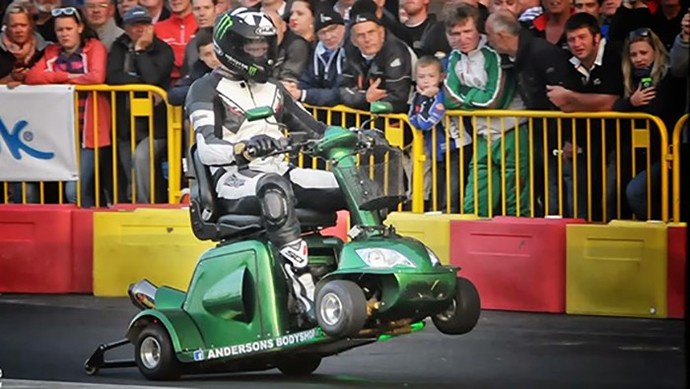 With high gas prices everywhere , do you see more Mopeds?