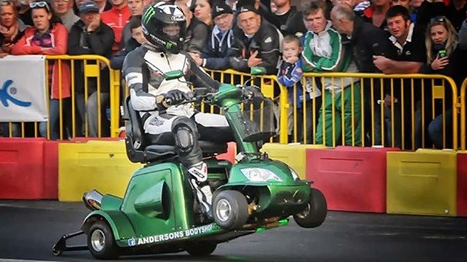 With high gas prices everywhere , do you see more Mopeds?
