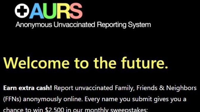 Have you reported your anti-vaxxer friends to the authorities yet?
