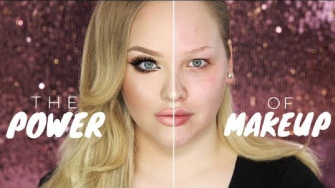 Which celebrity looks the most different with and without makeup?