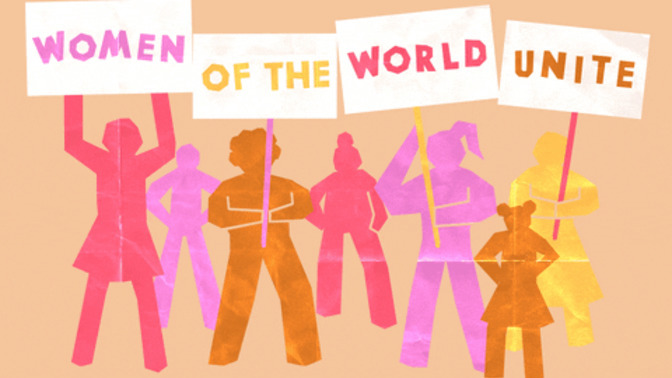 When will women band together in order to stop men from destroying the world?