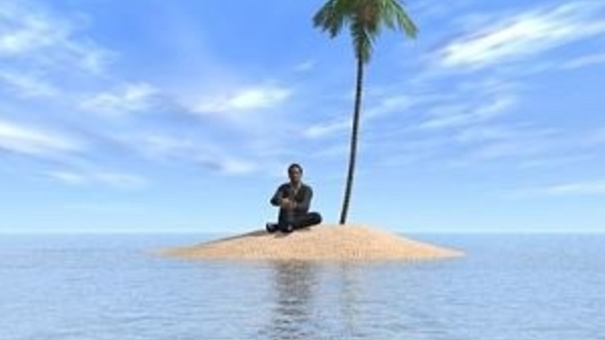 If you were stranded on a desert island, what three things would you bring with you?