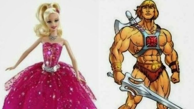 Why do so many Reddit people defend He-Man's body size but demonize Barbie?