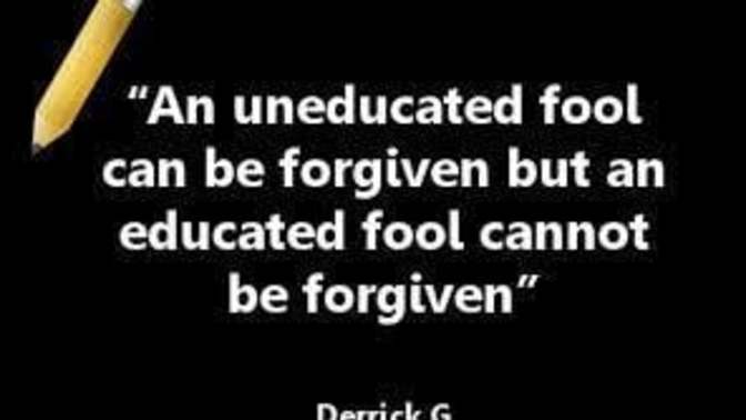 Are people really being educated in college or indoctrinated?