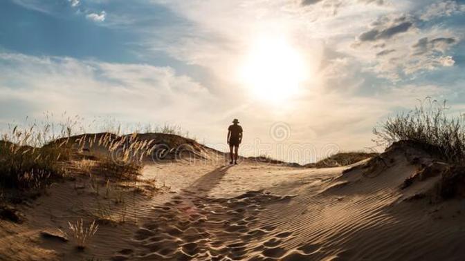 A man is taken to a lawless desert without any food water or clothing. Would you say this man is free?