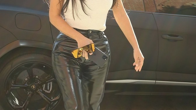 Opinion on Kim Kardashian's Leather Wrangler Jeans?