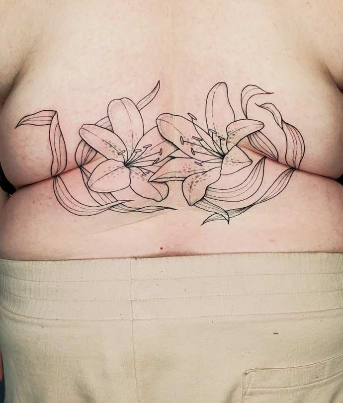 Once Your Back Fills Out, Will You Get Roll Flowers Tattooed on Your Folds?