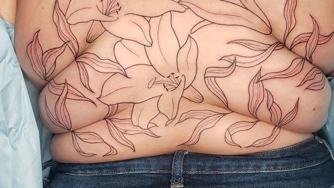 Once Your Back Fills Out, Will You Get "Roll Flowers" Tattooed on Your Folds?