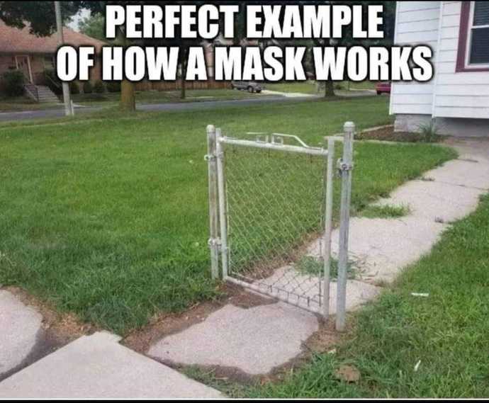 If you have the vaccine you don’t have to wear a mask right?