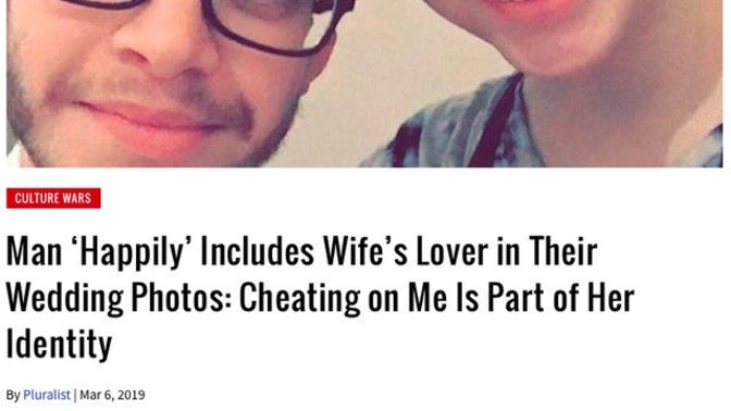 Do you think your identity should give you leeway to cheat?