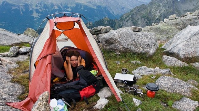Would it be inappropriate to go on a camping trip all by myself?