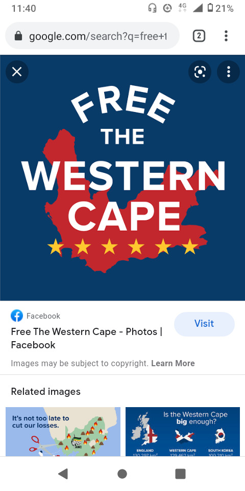 The western Cape Region wants to Succeed from South Africa should they stay part of it or should they become independent?