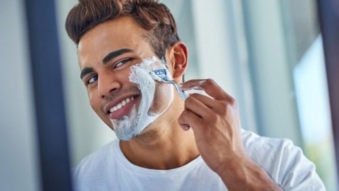 How often do men have to shave in order to maintain a beard free face?