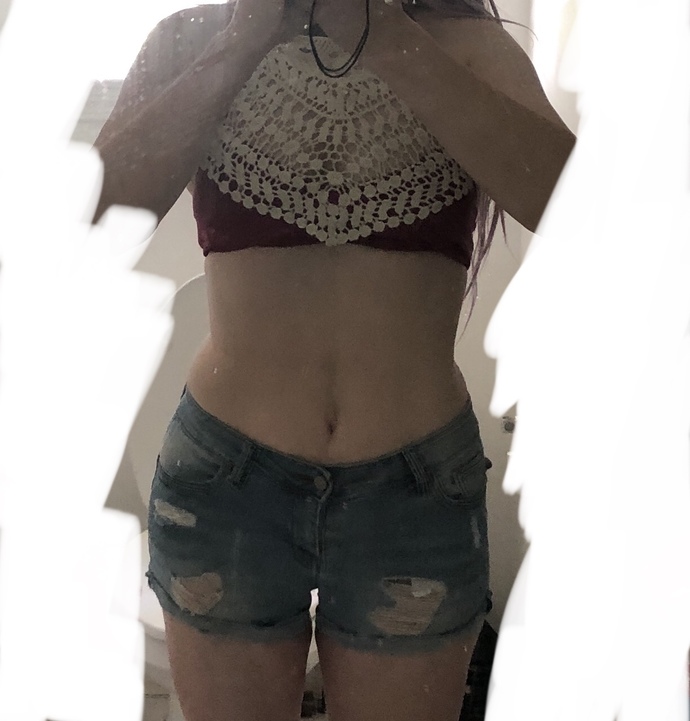 @ 5 ft 7.5 can you guess the weight of person in pic & then tell me what weight, relative to what you guess, you think would be ideal?