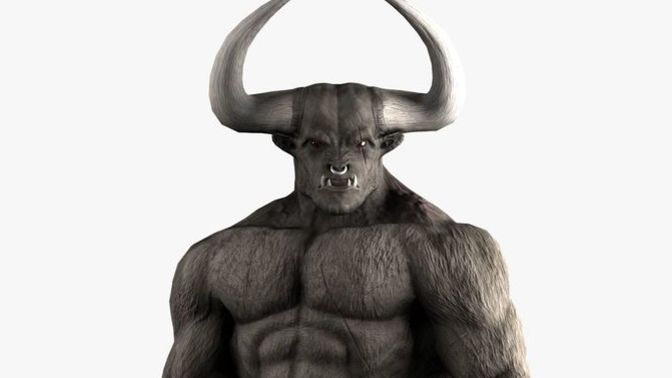 You walk into a bar and notice in the very back what looks like a Minotaur watching you carefully while smoking a pipe. What do you do?