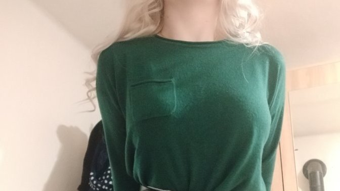Which skirt would go with this sweater better?